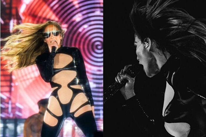 Jennifer Lopez'den rock performansı