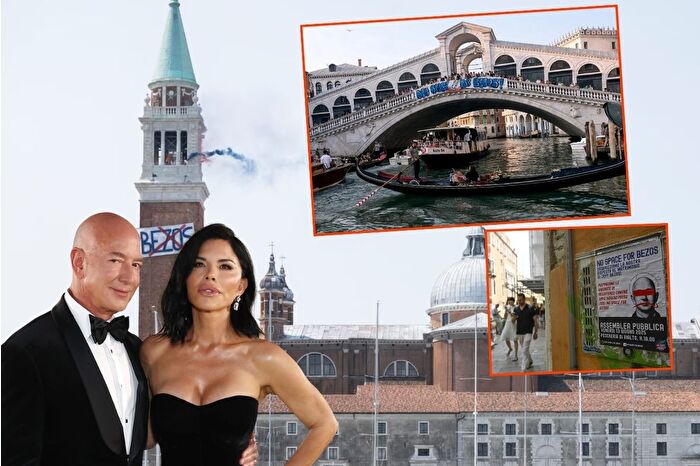 Amazon'un kurucusu milyarder Jeff Bezos ve Lauren Sanchez'in düğünlerini yapacakları Venedik ayaklandı