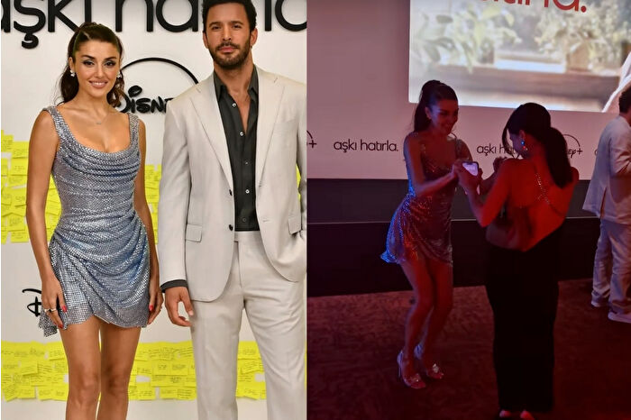 Hande Erçel'den gala dansı