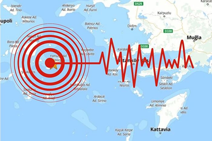 Ege Denizi'nde 4.8 büyüklüğünde deprem oldu