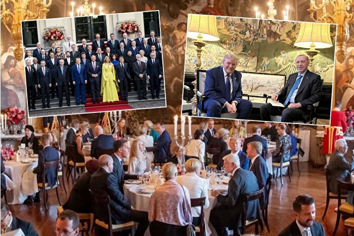 Erdoğan ve Trump, Lahey'deki NATO Zirvesinde yan yana poz verdi, akşam yemeğini birlikte yedi, yüz yüze görüştü