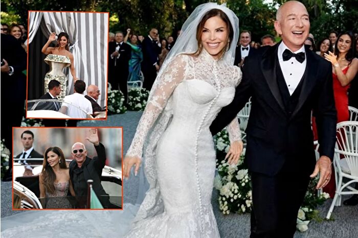 Milyarder Jeff Bezos'la Venedik'te evlenen Lauren Sanchez'in tören için hazırlattığı 27 elbisesinden birinin çalındığı ileri sürüldü