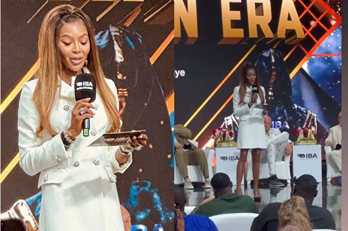 Naomi Campbell, İstanbul'daki IBA Golden Era etkinliğinde sunuculuk yaptı