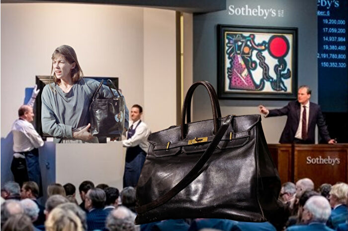 Jane Birkin’in günlük hayatının izlerini taşıyan ilk Birkin çantası, 10 milyon dolarlık satışla moda tarihine geçti
