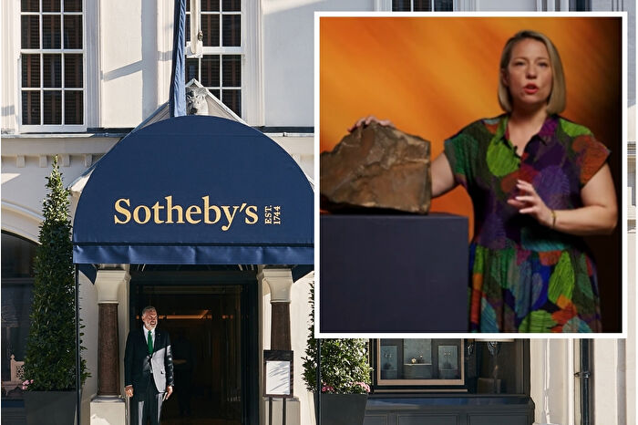 Dünyanın en büyük Mars göktaşı New York'ta Sotheby’s’te sergileniyor