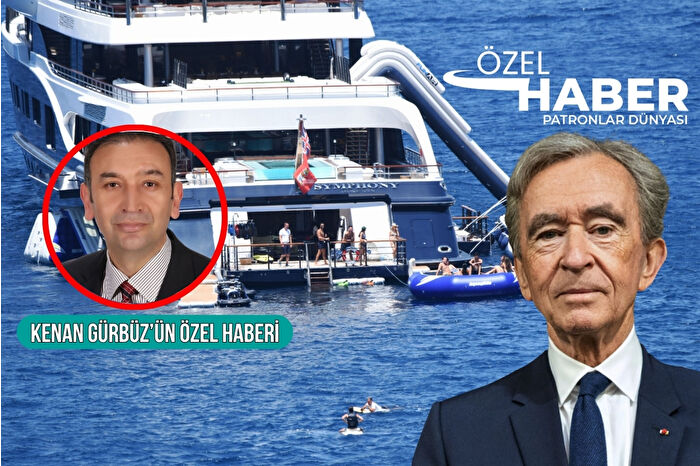 Dünyanın en zengin iş insanlarından Fransız Bernard Arnault’un 150 milyon dolarlık "Yüzen Sarayı" Symphony Bodrum'da