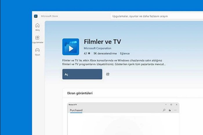 Microsoft, Film ve TV mağazasını kapattı