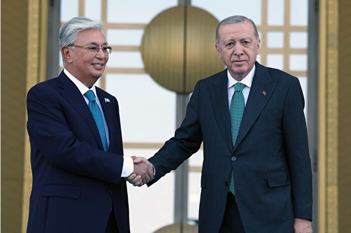 Cumhurbaşkanı Erdoğan: Daha fazla miktarlarda Kazak petrolünün ülkemiz üzerinden dünya pazarlarına ulaştırılmasının yollarını ele aldık