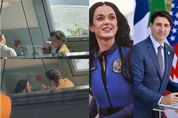 Katy Perry, Kanada Eski Başbakanı Justin Trudeau ile Le Violon'da birlikte yemek yerken görüldü