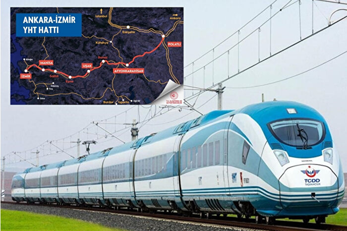 Cumhurbaşkanlığı İletişim Başkanlığından Ankara-İzmir YHT Hattı paylaşımı
