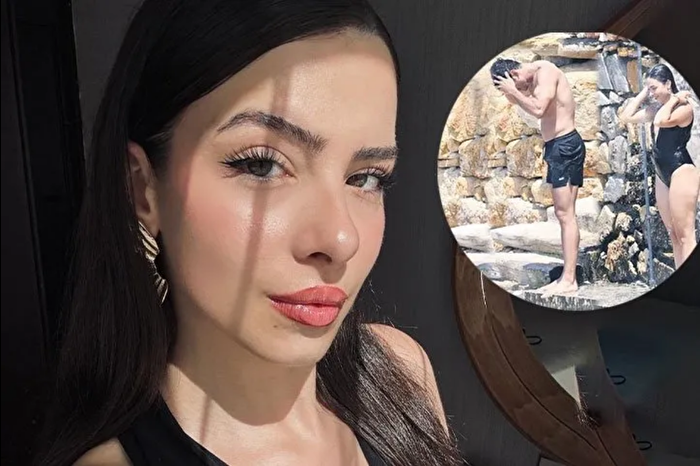 Oyuncu Ecem Öz'e Alaçatı'da beach şoku