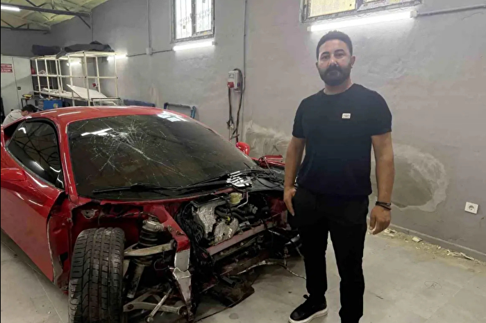 17 milyon TL'lik Ferrari ile kaza yapan usta konuştu