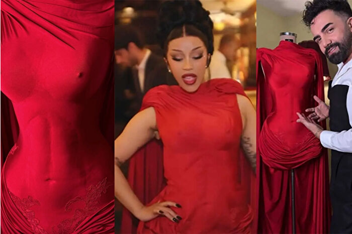 Cardi B klip kostümünde Türk Modacı Halil Ülgü'yü seçti