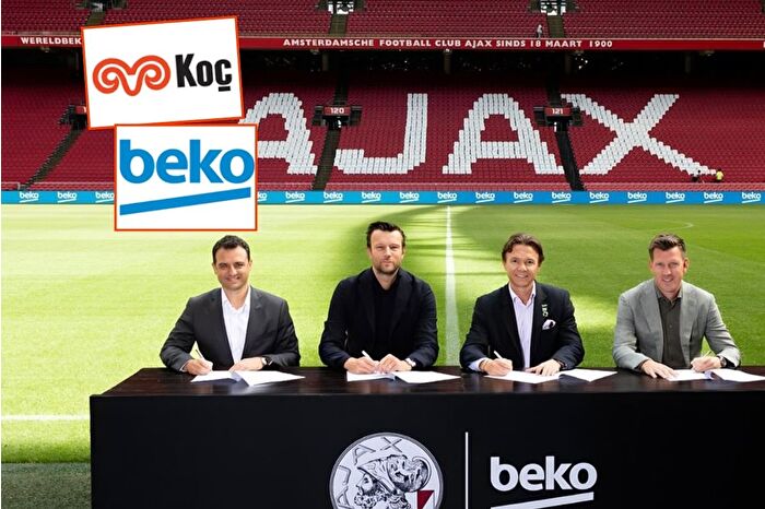 Koç Holding'in bünyesinde bulunan beyaz eşya ve elektronik devi Beko, futbol devi Ajax'a sponsor oldu