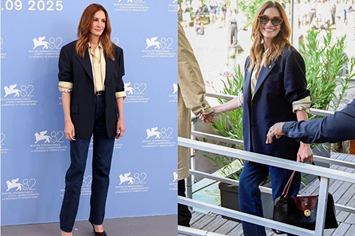 Julia Roberts, Uluslararası Venedik Film Festivali alanında yoğun ilgi gördü