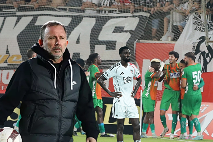 Sergen Yalçın ilk maçında puan kaybetti: Beşiktaş, Alanyaspor deplasmanından mağlup ayrıldı