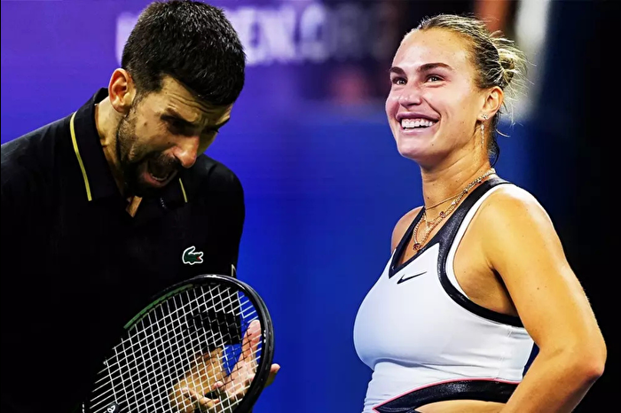 ABD Açık'ta Sabalenka ve Djokovic yarı finalde