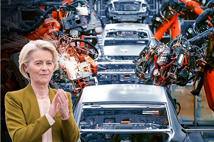 AB Komisyonu Başkanı Ursula von der Leyen'den otomobil üretimine destek açıklaması