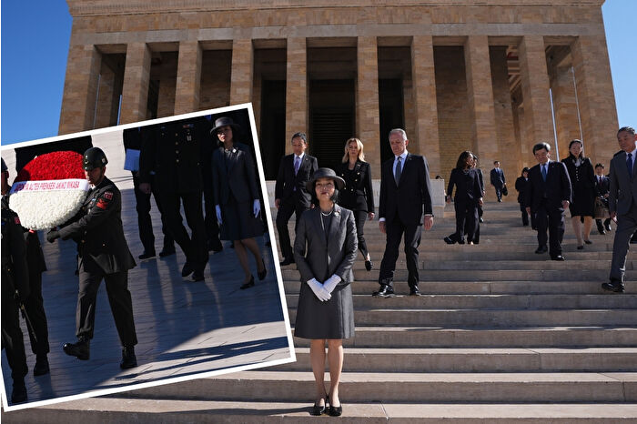 Japonya Prensesi Akiko Mikasa'nın Türkiye'deki ikinci ziyaret noktası Anıtkabir
