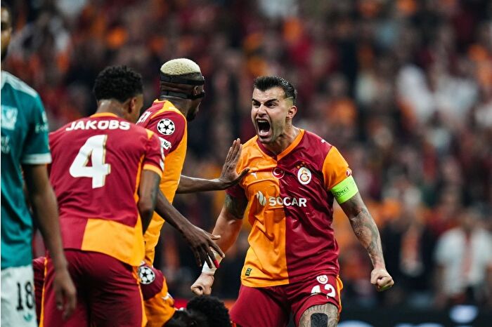 Galatasaray, Şampiyonlar Ligi mücadelesinde İngiliz devi Liverpool'u mağlup etti