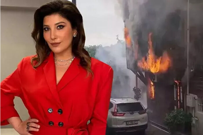 Şebnem Bozoklu'ya yangın şoku, ilk açıklama geldi