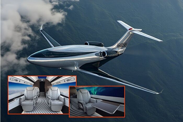 Patronların ilgi odağı 'çok özel jet' Phantom 3500 henüz gökyüzüyle buluşmadan 300 sipariş aldı
