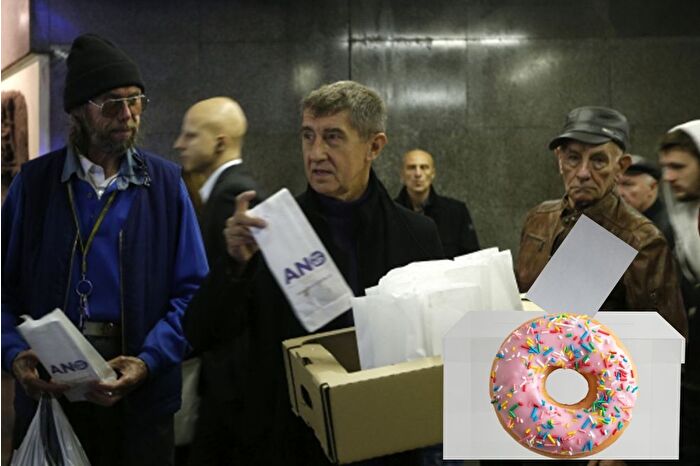 Çekya seçimlerini, seçmenlere donut dağıtan eski başbakan ve milyarder Andrej Babis kazandı