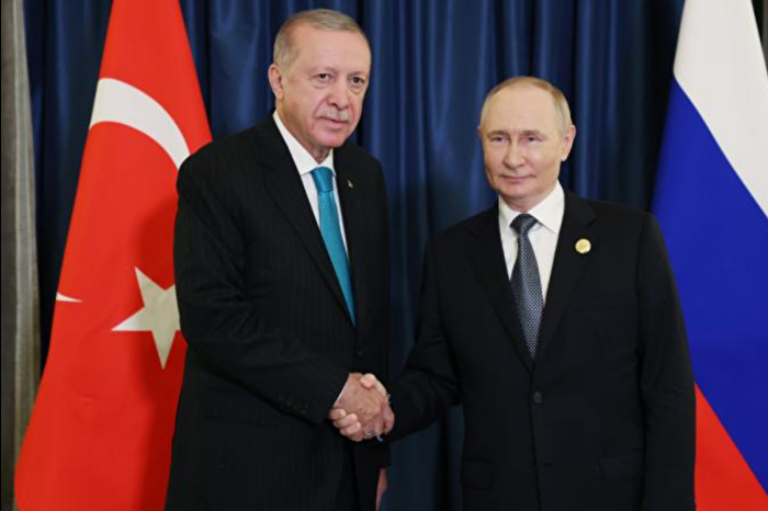 Cumhurbaşkanı Erdoğan, Rusya Devlet Başkanı Putin'le görüştü