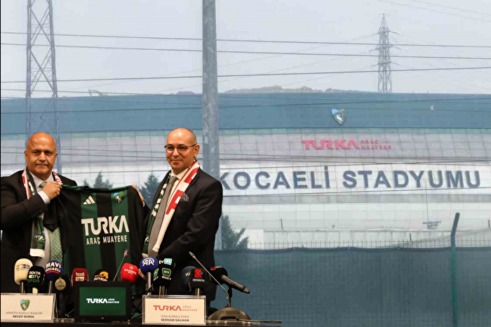 Kocaelispor’un stadının yeni ismi Turka Araç Muayene Kocaeli Stadyumu oldu