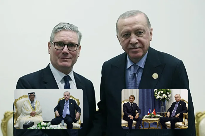 Cumhurbaşkanı Recep Tayyip Erdoğan'ın liderlerle diploması trafiği