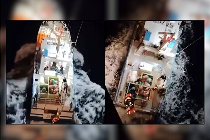 Orkalar Portekiz"de yat batırdı, mahsur kalan 5 kişilik aile ise operasyonla kurtarıldı