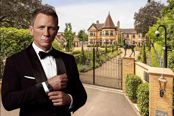 İngiltere’de James Bond filmlerinden hatıralarla döşenen ve Skyfall adı verilen malikane satışa çıktı