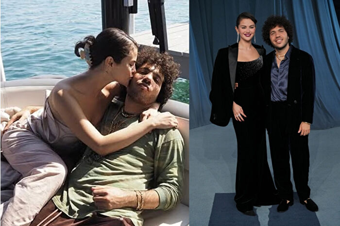 Selena Gomes ve Benny Blanco çiftinden önce balayı sonra kırmızı halı pozları