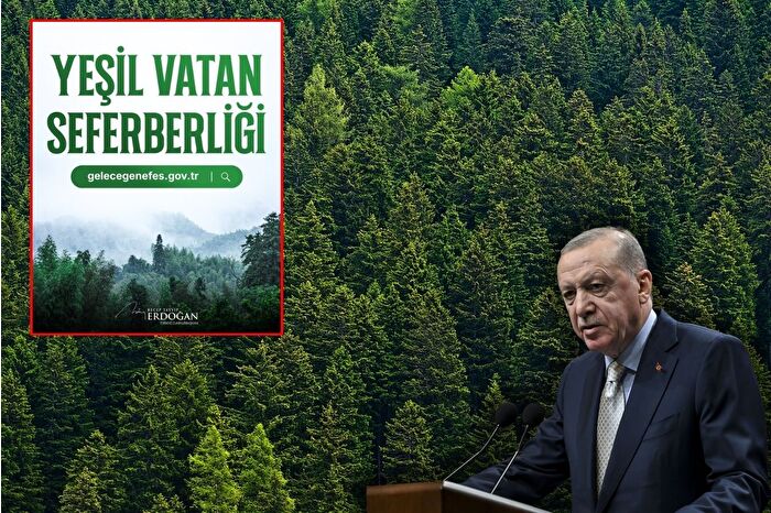 Cumhurbaşkanı Erdoğan'dan Milli Ağaçlandırma Günü dolayısıyla Yeşil Vatan Seferberliği çağrısı