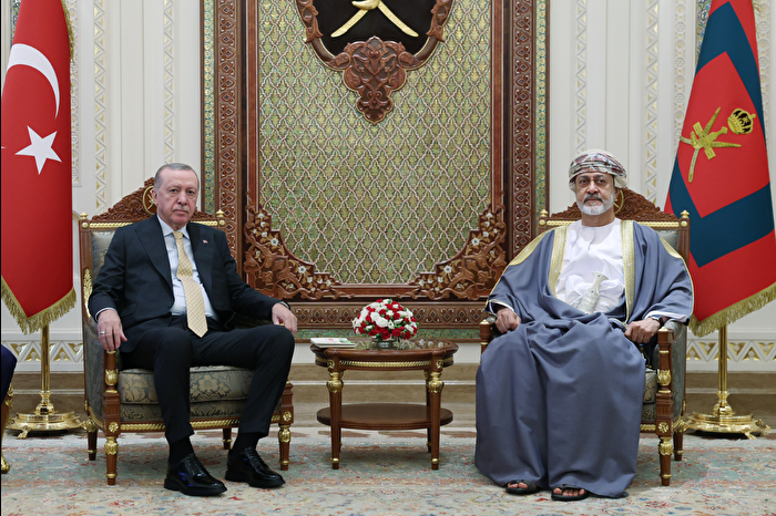 Cumhurbaşkanı Erdoğan, Umman Sultanı Heysem bin Tarık ile görüştü
