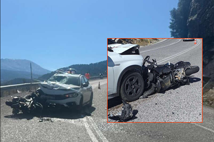 Muğla'da üsteğmen ters yönden geldi motosikletli genci ölüme uçurdu