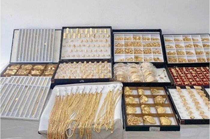 Diyarbakır'da kaçak yollarla getirilen 7,5 kilogram işlenmiş altın ele geçirildi