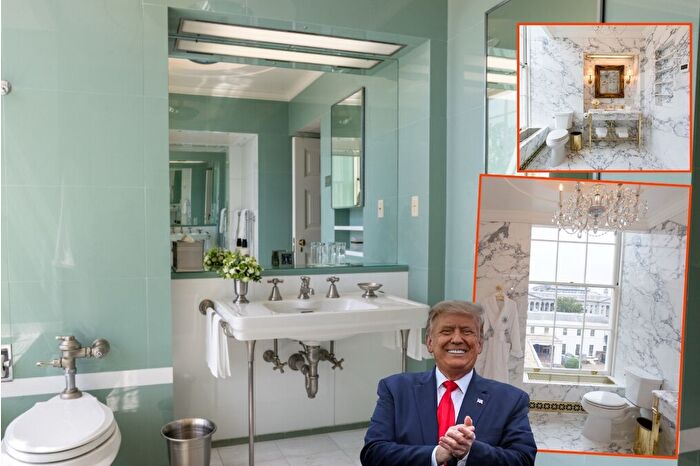 ABD Başkanı Trump, Beyaz Saray'da bulunan Lincoln banyosunun yenilenmiş halini sosyal medyada paylaştı tartışmaların fitilini ateşledi