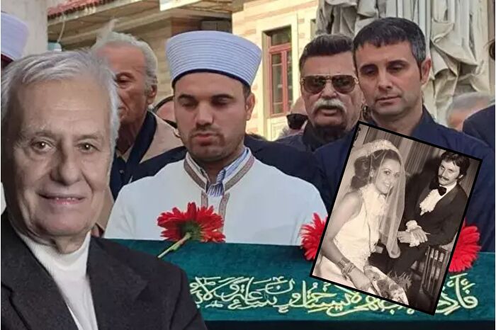 85 yaşındaki yeşilçam yıldızı Engin Çağlar'a son vedada gözyaşları sel oldu