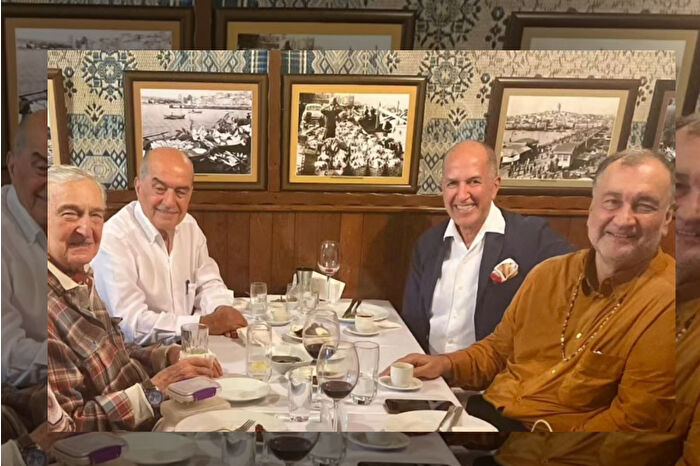 Büyük patronlar yemekte buluştu
