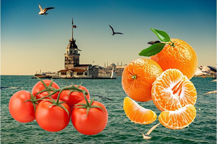 İstanbullular ekim ayında meyve sebze olarak en çok mandalina ve domates tüketti