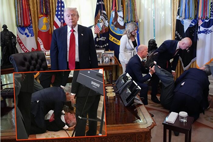 ABD Başkanı Trump'ın zayıflama ilaçlarında fiyatları düşürecek anlaşmayı duyurduğu sırada bayılan kişiye ilk müdahaleyi Mehmet Öz yaptı