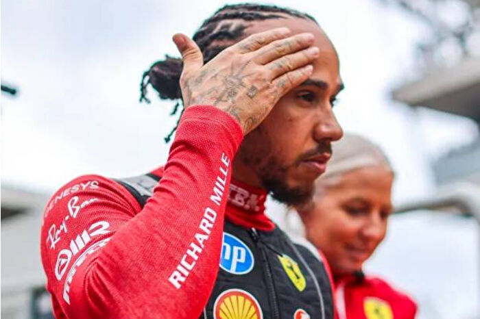 Sao Paulo’da yarış dışı kalan Hamilton Ferrari’deki ilk yılını kabus olarak tanımladı