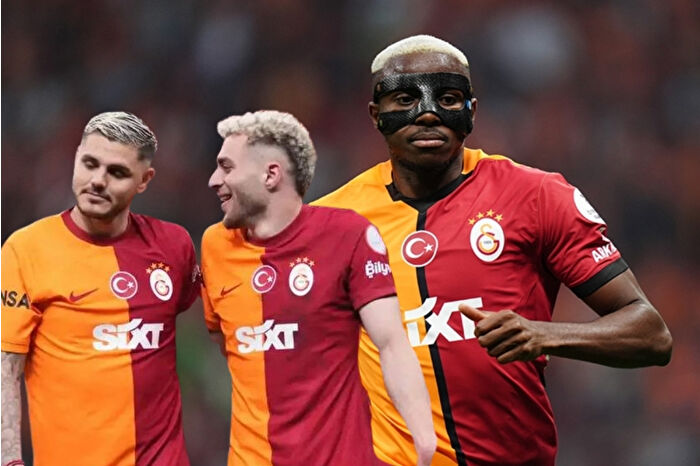 Galatasaray, Gençlerbirliği maçı hazırlıklarını tam kadro sürdürürken Icardi takıma katıldı, Osimhen ve Barış Alper Yılmaz’ın durumu açıklandı