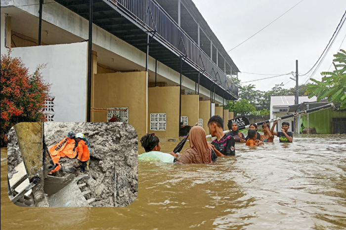 Endonezya'da şiddetli yağışların yol açtığı afetlerde can kaybı 442'ye yükseldi