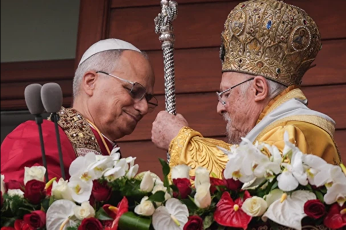 Vatikan Devlet Başkanı Papa 14'üncü Leo, Aya Yorgi Kilisesi'ndeki ayine katılarak Türkiye programını tamamladı