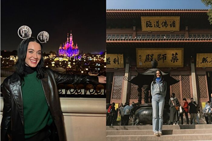 Katy Perry, Çin'deki eğlenceli anlarını paylaştı