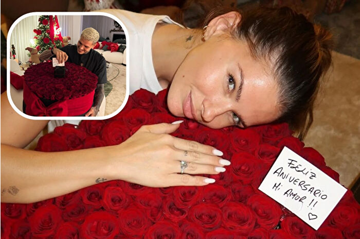 Mauro Icardi ve China Suarez 1'inci yıl dönümlerini romantik bir kutlamayla taçlandırdı