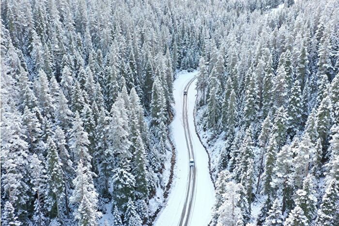 Bolu'nun yüksek kesimleri beyaz örtüyle kaplandı