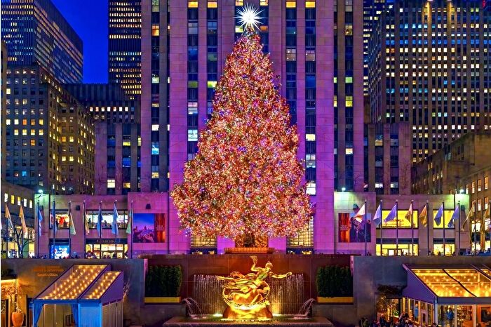 New York Rockefeller Center'daki ikonik yılbaşı ağacının serüveni yayınlandı